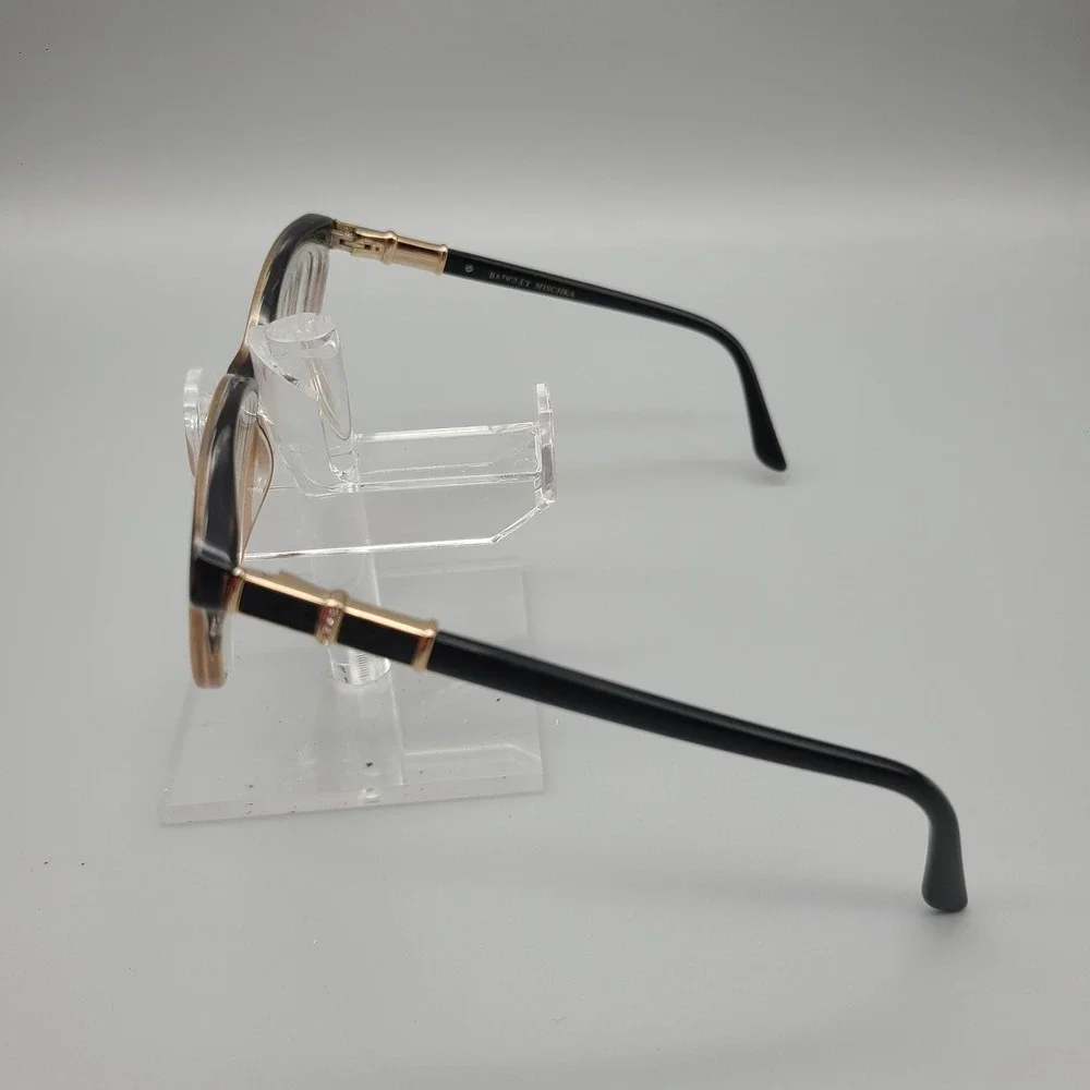 Badgley Mischka Berenice Brown Gradient Eyeglass Frames 52-15-135 Gold Detail